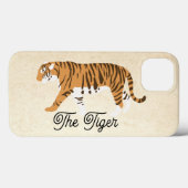 Der Tiger-Farbblock Case-Mate iPhone Hülle (Rückseite (Horizontal))