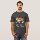 Der Tiger-Farbblock T-Shirt (Vorne ganz)