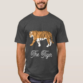 Der Tiger-Farbblock T-Shirt