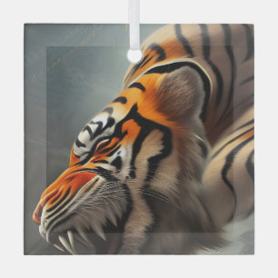 Der Tiger Ornament Aus Glas