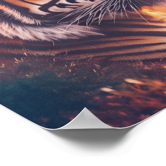 Der Tiger Poster (Ecke)