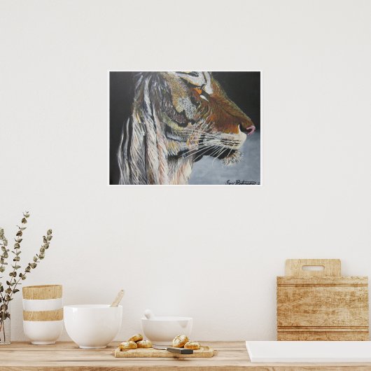 Der Tiger Poster (Küche)