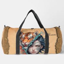 Der Tiger und die Frau, Stärke und Anmut.