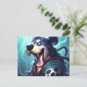 Der Tigerhund Postkarte (Stehend Vorderseite)