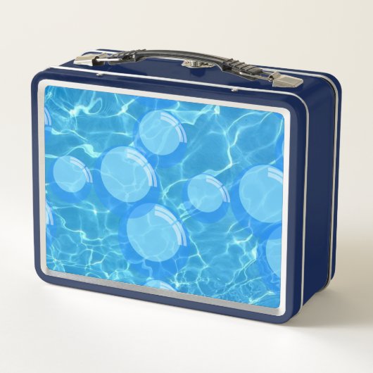 Der Tiki Man Hawaii Surf Metall Brotdose (Rückseite)