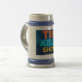 Der Tim Kelly Show Bierkrug Bierglas (Vorderseite Links)