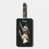 Der Timmons-Drachen Gepäckanhänger (Rückseite vertikal)