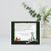 Der Tinman Postkarte (Stehend Vorderseite)