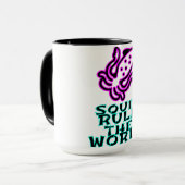 Der Tintenfisch regiert die Welt Tasse (Vorderseite Links)