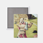 Der Tisch der sieben toten Sünden Magnet (Vorderseite/Rückseite)