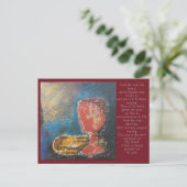 Der Tisch des Herrn Postkarte (Stehend Vorderseite)