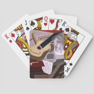 Der Tisch des Musikers von Juan Gris Spielkarten