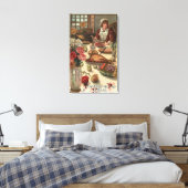 Der Tisch einer Pilgerin Leinwanddruck (Insitu (Schlafzimmer))