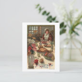 Der Tisch einer Pilgerin Postkarte (Stehend Vorderseite)