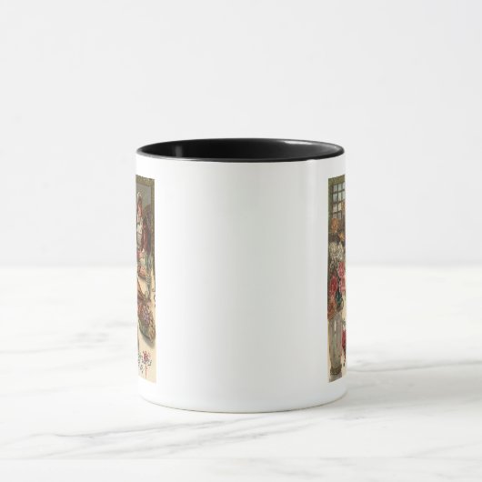 Der Tisch einer Pilgerin Tasse (Zentrum)