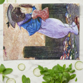 Der Tischler und das Walroß - Alice im Wunderland Küchentuch (Gefaltet)