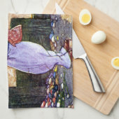 Der Tischler und das Walroß - Alice im Wunderland Küchentuch (Viertel Falte)