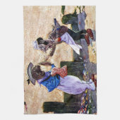 Der Tischler und das Walroß - Alice im Wunderland Küchentuch (Vertikal)