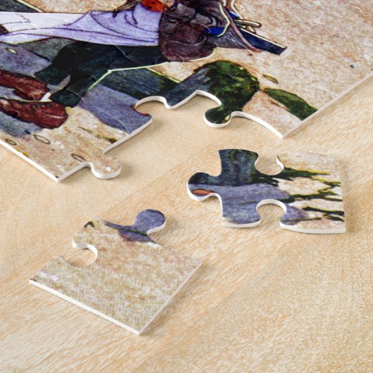 Der Tischler und das Walroß - Alice im Wunderland Puzzle (Seite)