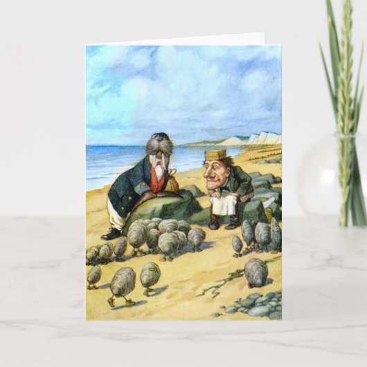 Der Tischler und das Walroß Karte (Vorderseite)