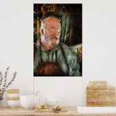 Der Tischler und seine Werkstatt Poster (Küche)