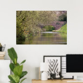 Der Tiverton-Kanal, Devon, England Poster (Heimbüro)