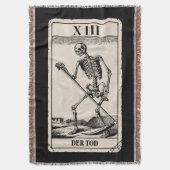Der Tod / Death Tarot Card Decke (Vorderseite Vertikal)