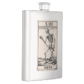 Der Tod / Death Tarot Card Flachmann (Rechts)