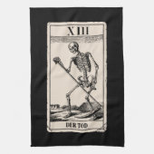 Der Tod / Death Tarot Card Geschirrtuch (Vertikal)