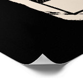 Der Tod / Death Tarot Card Poster (Ecke)