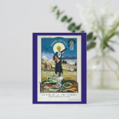 Der Tod der Grünen Märchen, Absinth Postkarte (Stehend Vorderseite)