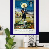 Der Tod der Grünen Märchen, Absinth Postkarte Poster (Heimbüro)