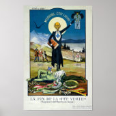 "Der Tod der Grünen Märchen", Absinthe Poster (Vorne)