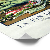 "Der Tod der Grünen Märchen", Absinthe Poster (Ecke)