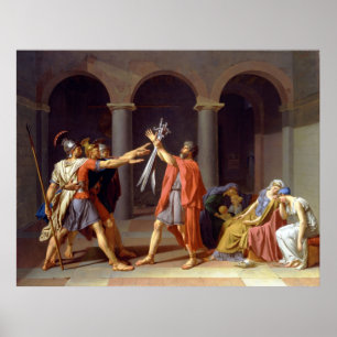 Der Tod der Horatii, 1784 Poster