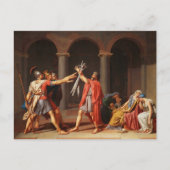 Der Tod der Horatii von Jacques-Louis David Postkarte (Vorderseite)