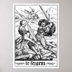 Der Tod - der Soldat Poster