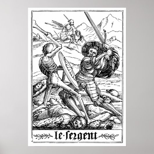 Der Tod - der Soldat Poster (Vorne)