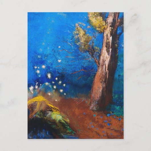 Der Tod des Buddha von Odilon Redon Postkarte (Vorderseite)