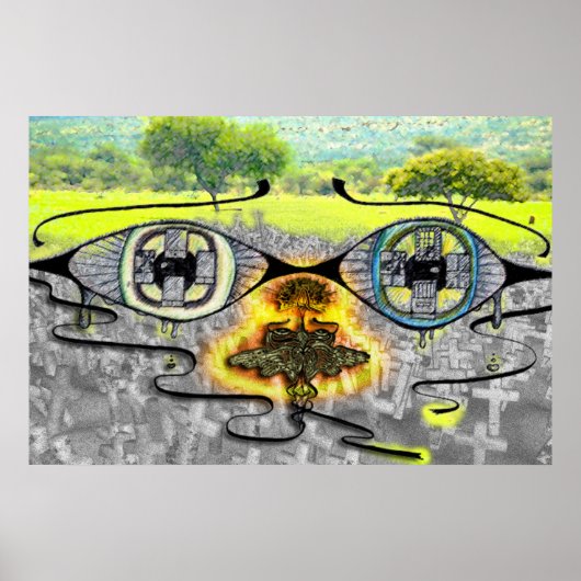 Der Tod fährt frei, aber für den Geist Poster (Vorne)