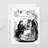 Der Tod hat seinen Charme Einladung nach der Postk (Vorne/Hinten)