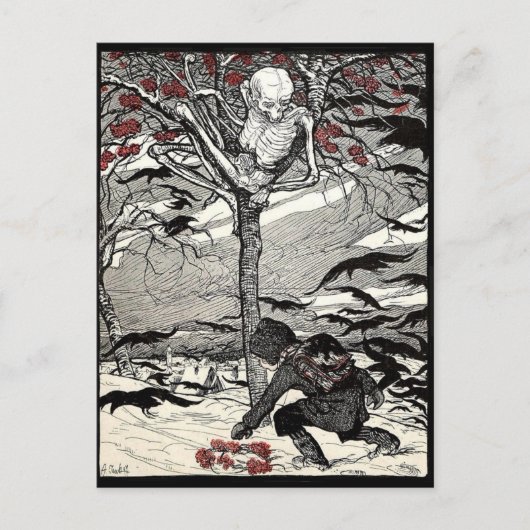 Der Tod im Baum Postcard Postkarte (Vorderseite)
