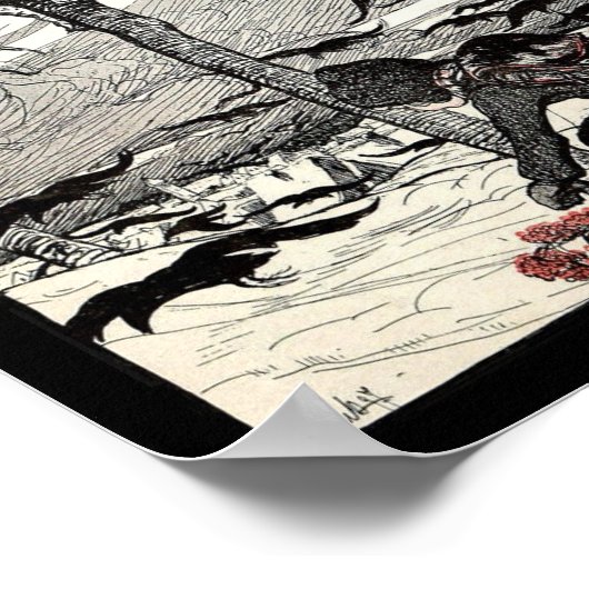 Der Tod im Baum-Poster Poster (Ecke)