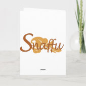 Der Tod ist an dir Karte (Rückseite)