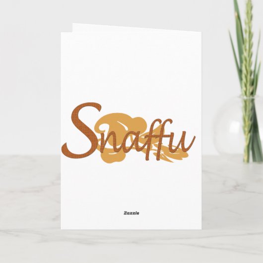 Der Tod ist an dir Karte (Rückseite)