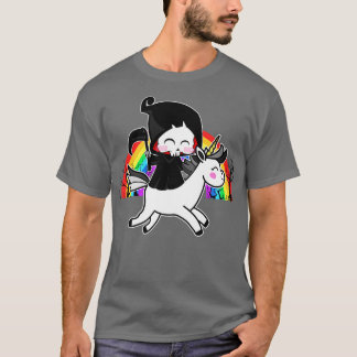 Der Tod ist ein magischer Einhorn, grimmiger Sense T-Shirt