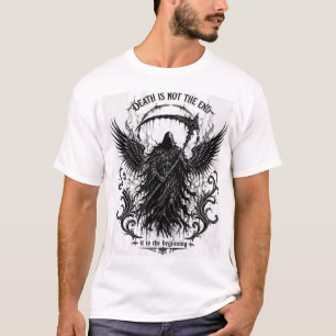 Der Tod ist nicht das Ende Gothic Grimmiger Sensen T-Shirt