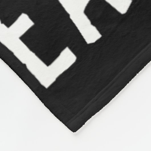 Der Tod kann mich haben, wenn es mir Phantastische Fleecedecke (Ecke)