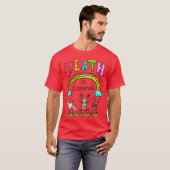 Der Tod kommt Geschenk T-Shirt (Vorne ganz)