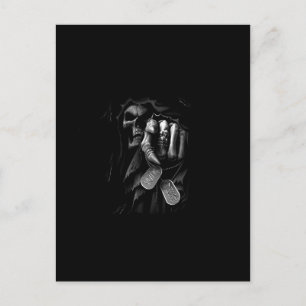 Der Tod kommt Postkarte
